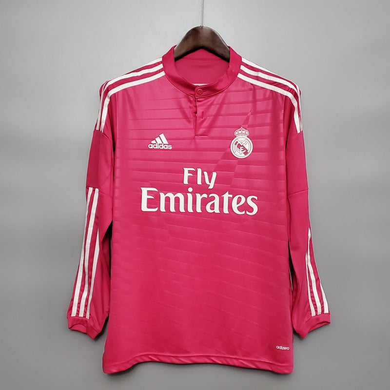 Real Madrid Pink 2014/15 - Manga Longa