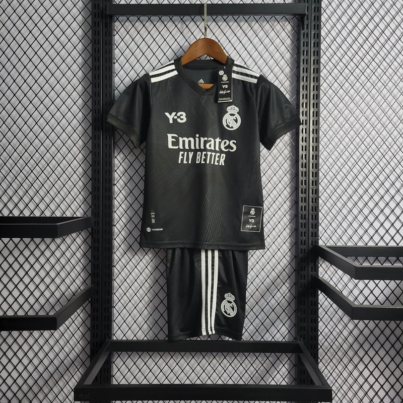 Real Madrid Y-3 Black - Kit Infantil
